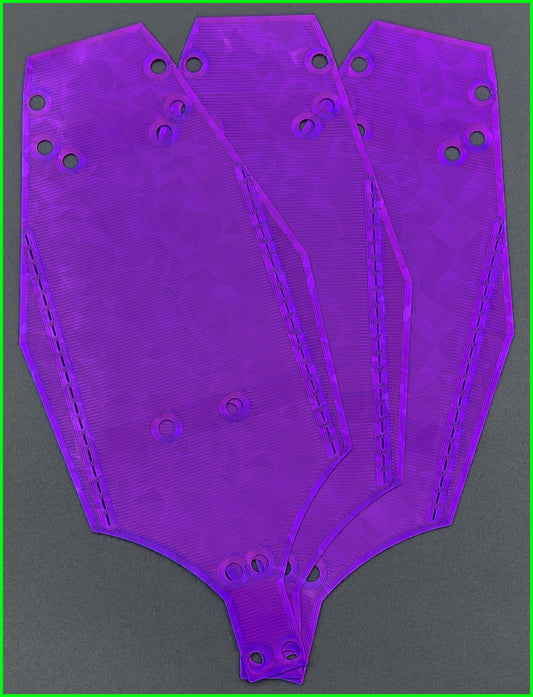 MINI B CHASSIS PROTECTOR FRACTAL PATTERN