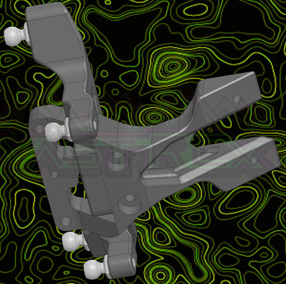 MICRO B REAR SHOCK TOWER WING MOUNT BULKHEAD SYSTEM