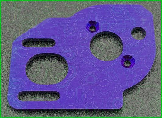 MICRO B T 1626 HW MOTOR PLATE TITANIUM