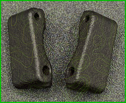 MICRO B T R1 CASTER BLOCKS RIGHT LEFT SET SOLO
