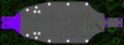 MICRO B TEAM +5MM TITANIUM CHASSIS SYSTEM