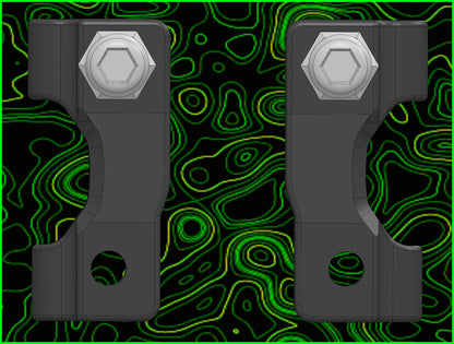 MICRO B T  RUGGED CASTER BLOCKS RL SET WITH BALL STUDS