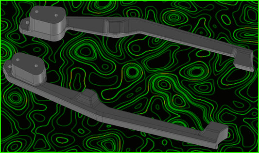 MICRO T LOW PRO CHASSIS SIDE RAILS RIGHT LEFT SET