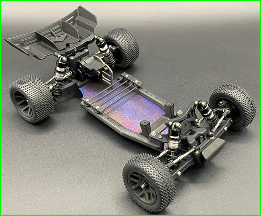 MICRO B TEAM +5MM TITANIUM CHASSIS SYSTEM