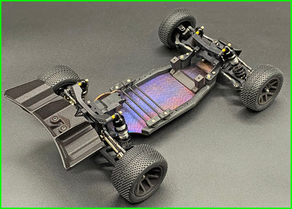 MICRO B TEAM +5MM TITANIUM CHASSIS SYSTEM