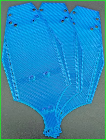 MINI B CHASSIS PROTECTOR 2D CARBON PATTERN
