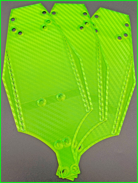 MINI B CHASSIS PROTECTOR 2D CARBON PATTERN