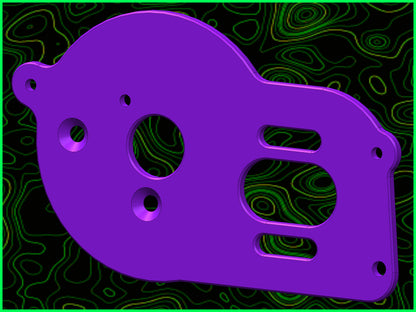 MINI B T MOTOR PLATE TITANIUM
