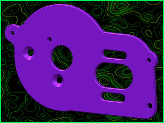 MINI B T MOTOR PLATE TITANIUM