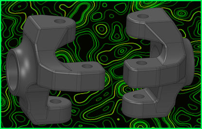 MINI B T FRONT STEERING KNUCKLES RL SET