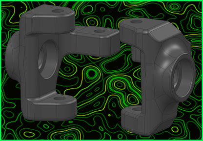 MINI B T FRONT STEERING KNUCKLES RL SET