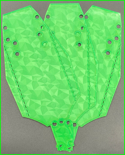 MINI T CHASSIS PROTECTOR FRACTAL CARBON PATTERN