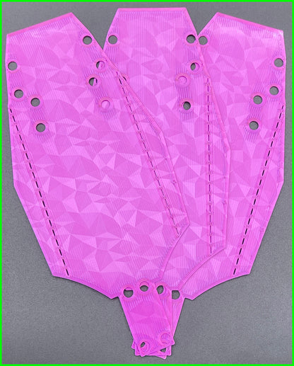 MINI T CHASSIS PROTECTOR FRACTAL CARBON PATTERN