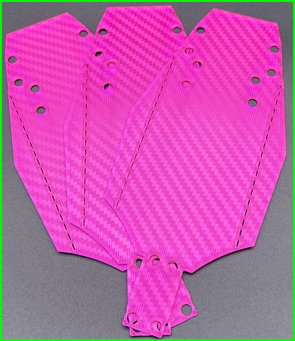 MINI T CHASSIS PROTECTOR 2D CARBON PATTERN