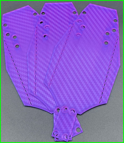 MINI T CHASSIS PROTECTOR 2D CARBON PATTERN