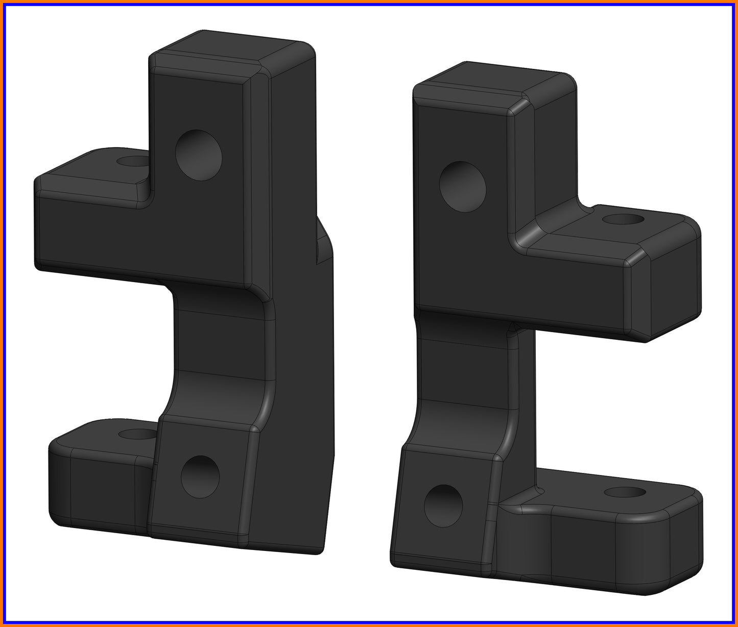 RC10 24 CLASSIC BUGGY FRONT C-HUBS R/L SET