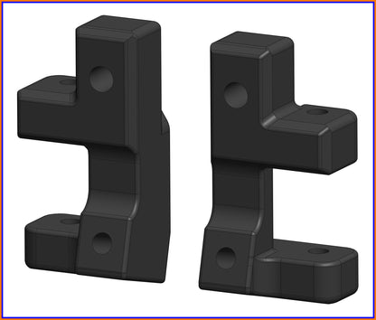 RC10 24 CLASSIC BUGGY FRONT C-HUBS R/L SET