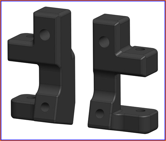 RC10 24 CLASSIC BUGGY FRONT C-HUBS R/L SET