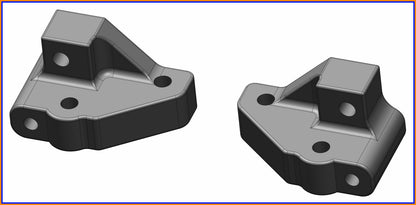 RC10 24 CLASSIC BUGGY FRONT CONTROL ARM MOUNTS R/L SET