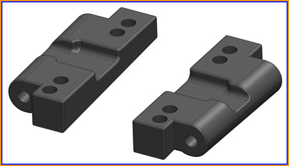 RC10 24 CLASSIC BUGGY REAR  CONTROL ARM MOUNTS R/L SET