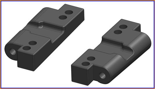 RC10 24 CLASSIC BUGGY REAR  CONTROL ARM MOUNTS R/L SET