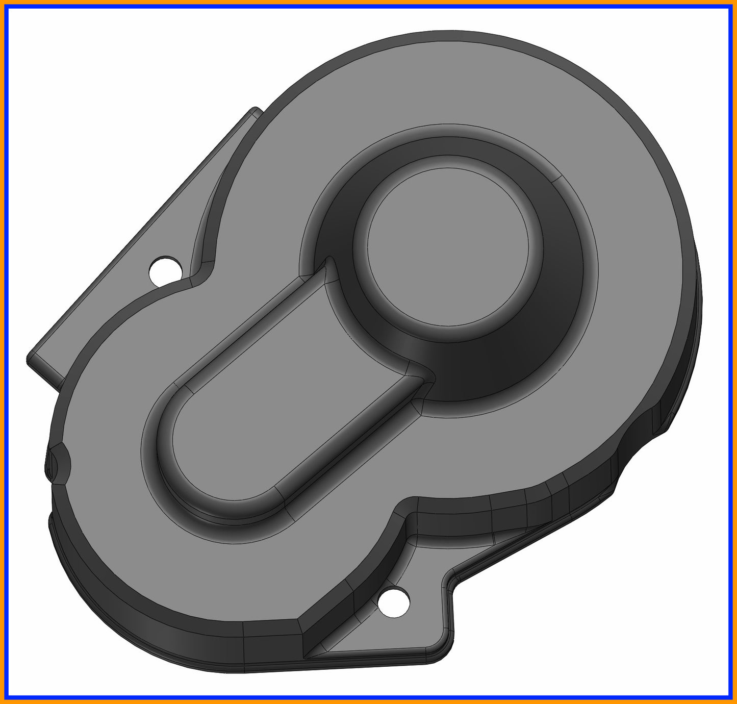 RC10 24 CLASSIC BUGGY SPUR GEAR COVER / LRG PINION