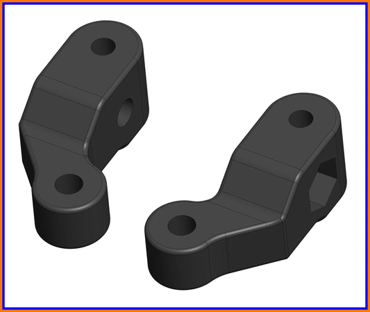 RC10 24 CLASSIC BUGGY FRONT STEERING KNUCKLES R/L SET