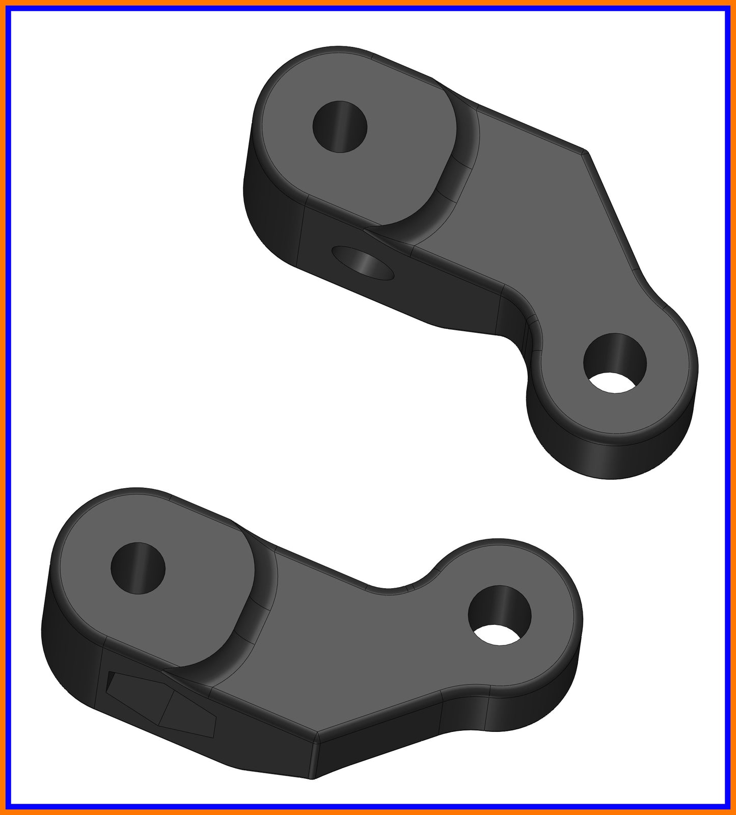 RC10 24 CLASSIC BUGGY FRONT STEERING KNUCKLES R/L SET