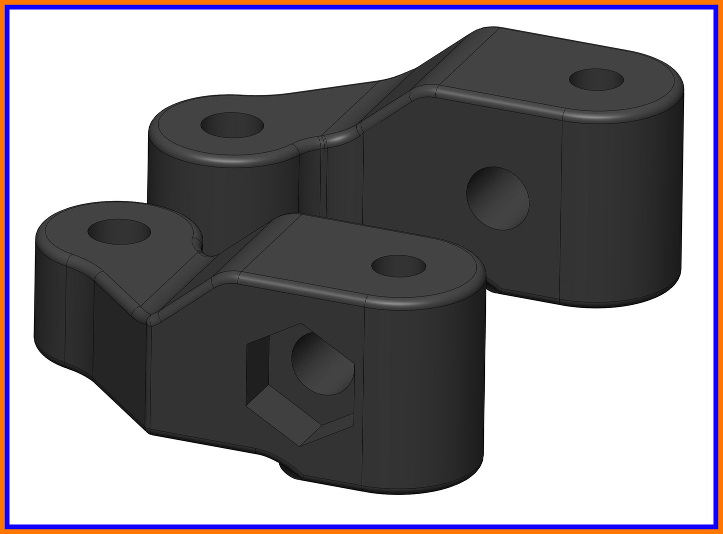 RC10 24 CLASSIC BUGGY FRONT STEERING KNUCKLES R/L SET