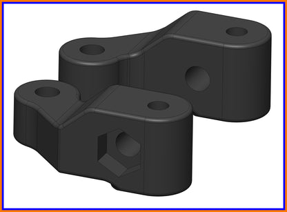 RC10 24 CLASSIC BUGGY FRONT STEERING KNUCKLES R/L SET