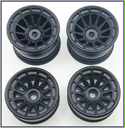 RC10 24 COMPATIABLE MICRO FORMAT V2 WIDE WHEELSET