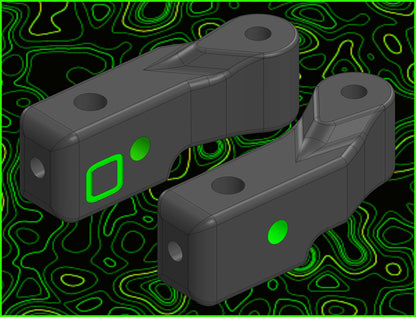 RC28 FRONT STEERING ARMS RIGHT LEFT 0 OFFSET