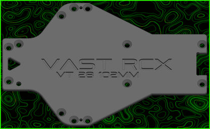 RC 28 TITANIUM CHASSIS 102MM FORMAT