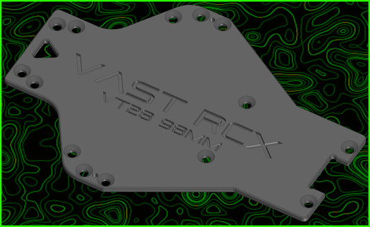 RC 28 TITANIUM CHASSIS 98MM FORMAT