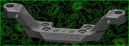 VRCX28 TEAM  FRONT UPPER ARM 2/2 CAMBER CASTER BULKHEAD