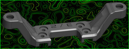 VRCX28 TEAM FRONT UPPER ARM 3/2 CAMBER CASTER BULKHEAD