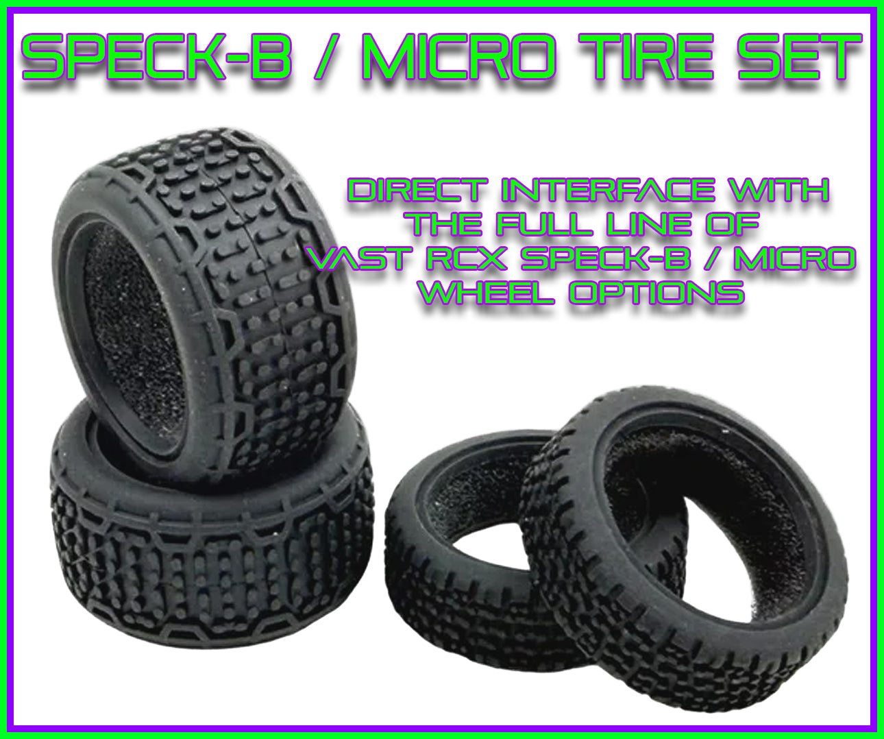 SPECK B / MICRO /  TIRE SET FRONT / REAR