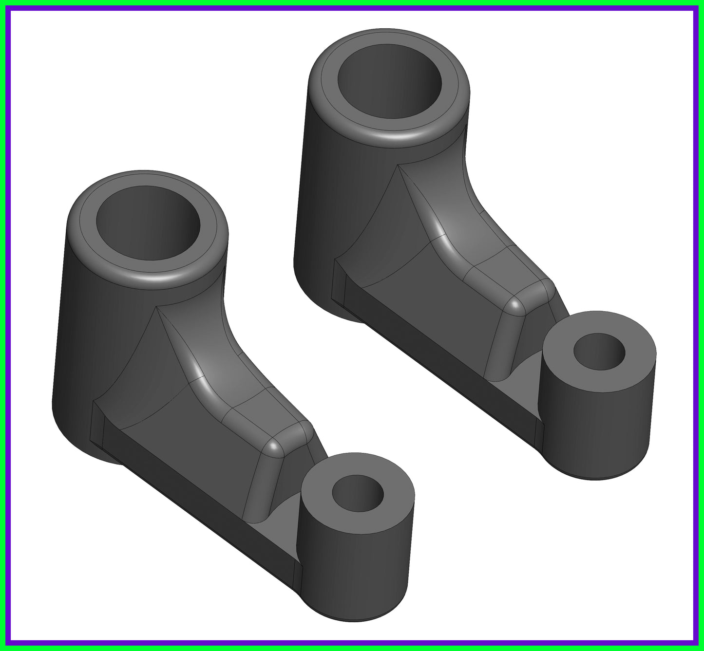SPECK-B / MAVERICK MICROBE / V1 STEERING ARMS / PAIR