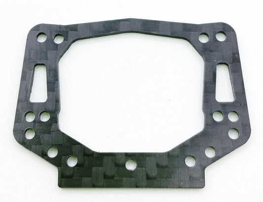 RC10 24 CLASSIC BUGGY V3 BRACED -1.5 / -2MM DROP FRONT CARBON FIBER SHOCK TOWER