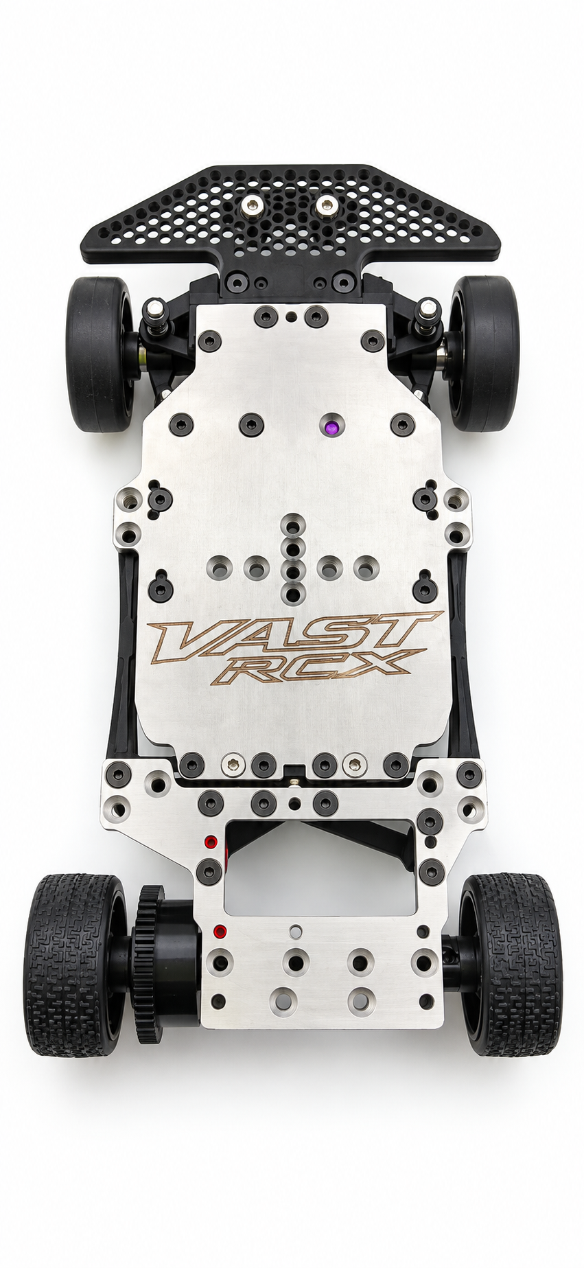 XPRESS PIXEL Z1 PRO TEAM TRUE 98mm STAINLESS STEEL CHASSIS AND REAR MOTOR POD PLATE SYSTEM