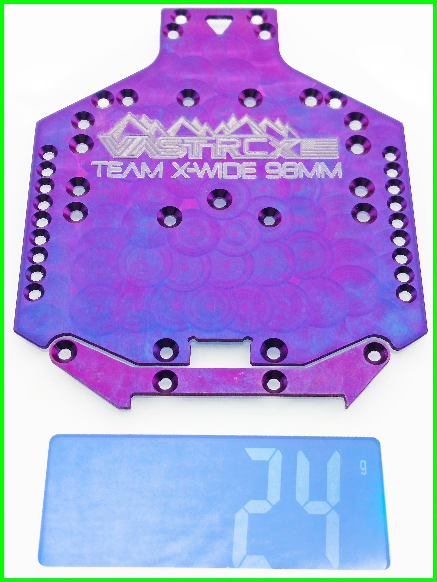 VRCX28 TEAM X-WIDE TRUE 98MM TITANIUM CHASSIS SYSTEM