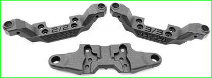 VRCX28 TEAM  FRONT UPPER ARM 2/2  3/3 CAMBER CASTER BULKHEAD KIT