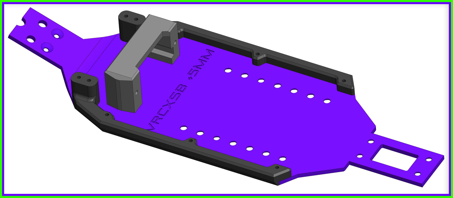 SPECK-B / MAVERICK MICROBE TEAM +5MM TITANIUM CHASSIS SYSTEM