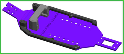 SPECK-B / MAVERICK MICROBE TEAM +5MM TITANIUM CHASSIS SYSTEM