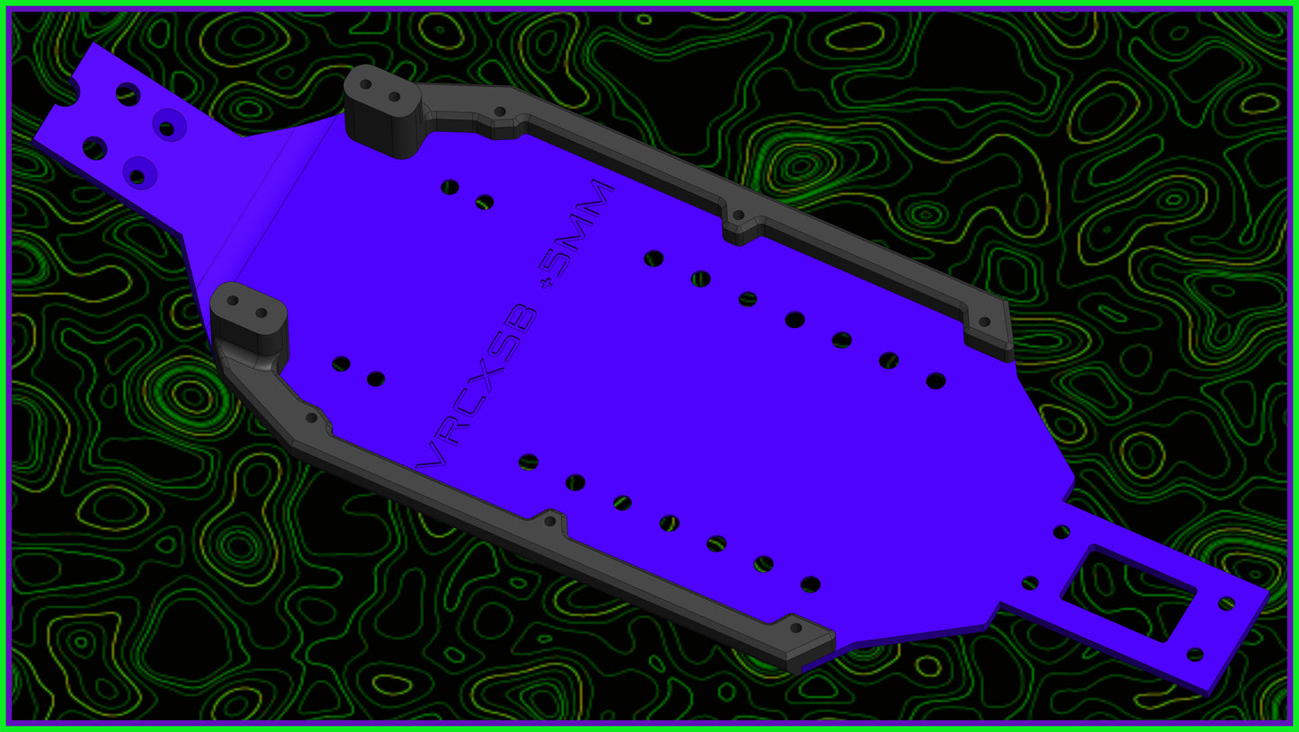 VRCXSB SPECK-B TEAM +5MM TITANIUM CHASSIS SYSTEM