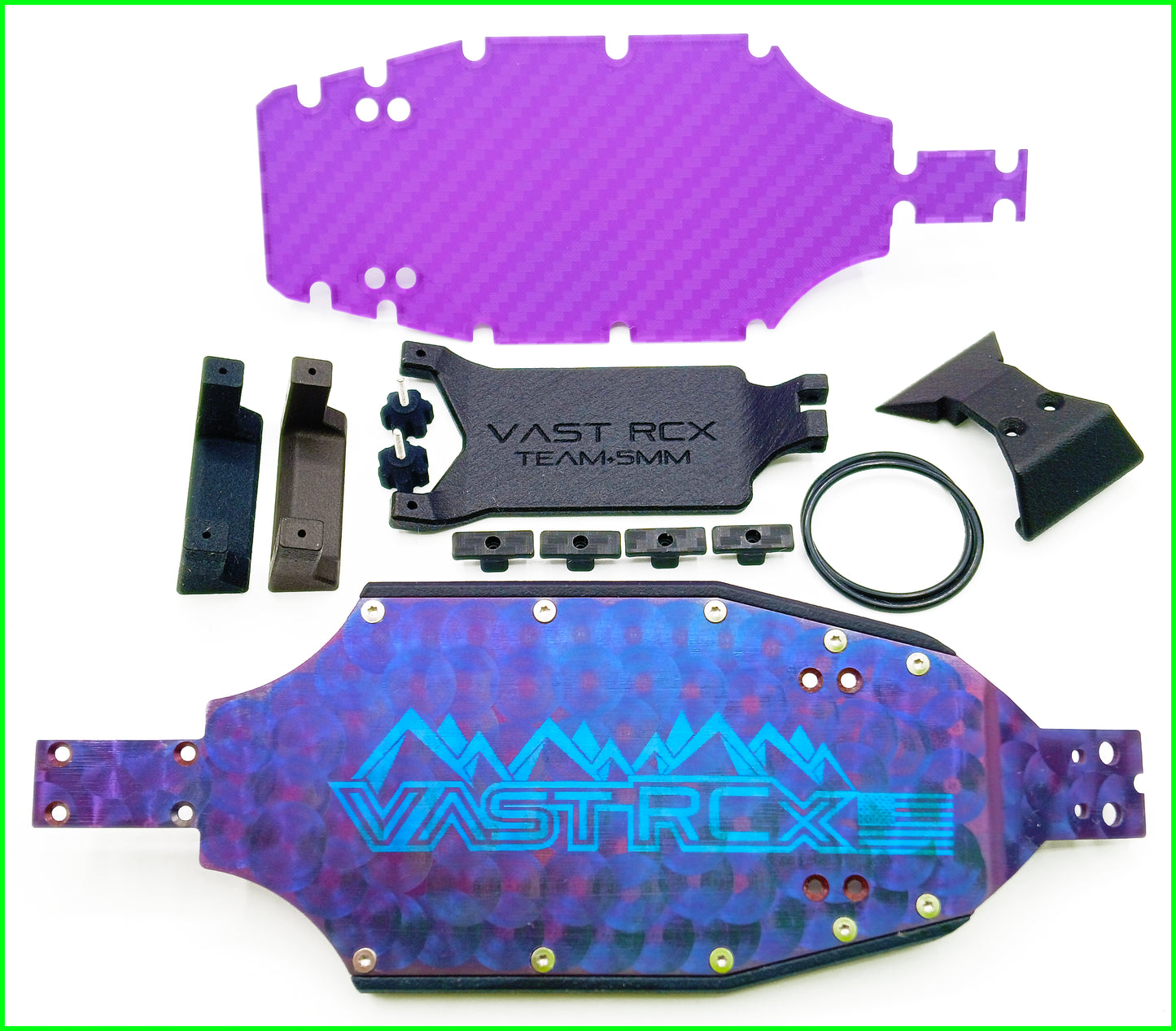 MICRO B TEAM +5MM TITANIUM CHASSIS SYSTEM