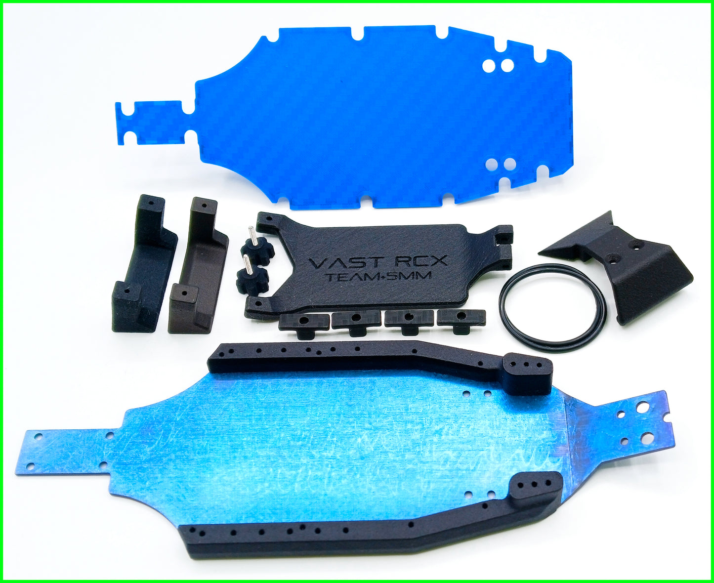 MICRO B TEAM +5MM TITANIUM CHASSIS SYSTEM