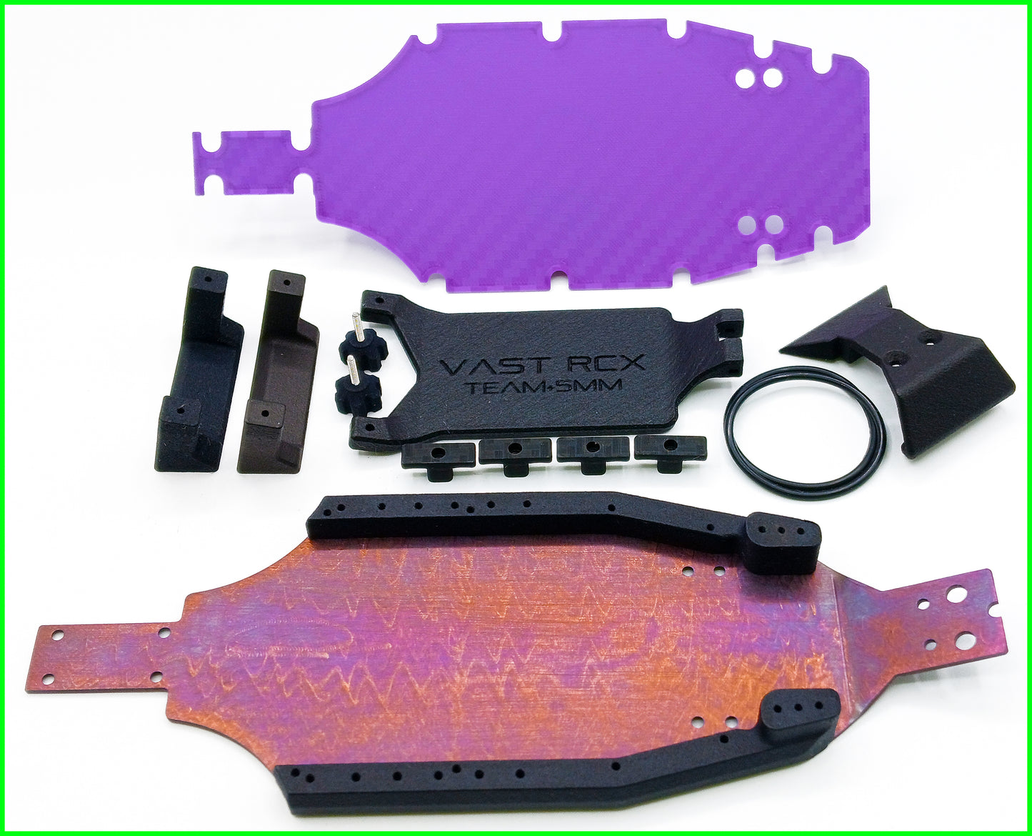 MICRO B TEAM +5MM TITANIUM CHASSIS SYSTEM